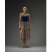 Matte Jersey Chiffon Maxi Flare Rehearsal Skirt