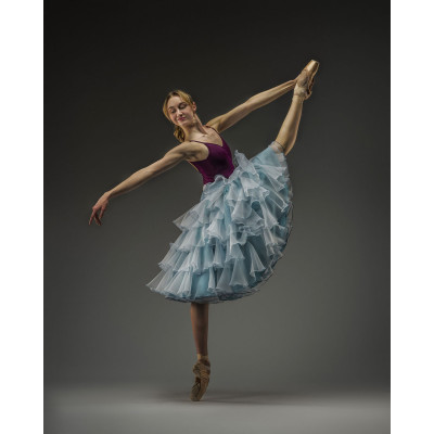 Kitri Four Tier Organza Ruffle Skirt