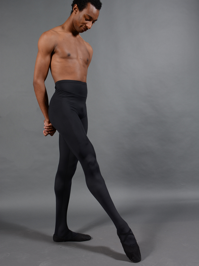 Custom Ballet Male Black Jump Suit Tights