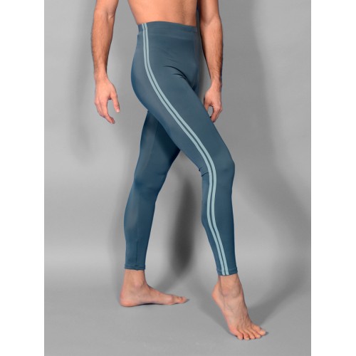 Mens Double Side Stripe Dance Tights