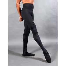 Mens Flat Front Footed Dance Tights